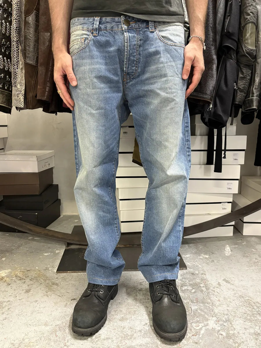 2000s Jean Paul Gaultier Large Blue Denim Jeans hgEsYvN 1