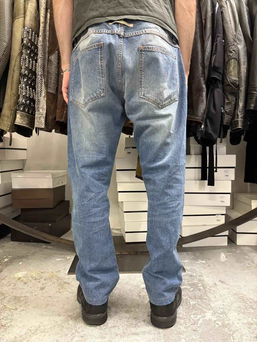 2000s Jean Paul Gaultier Large Blue Denim Jeans hgEsYvN 3