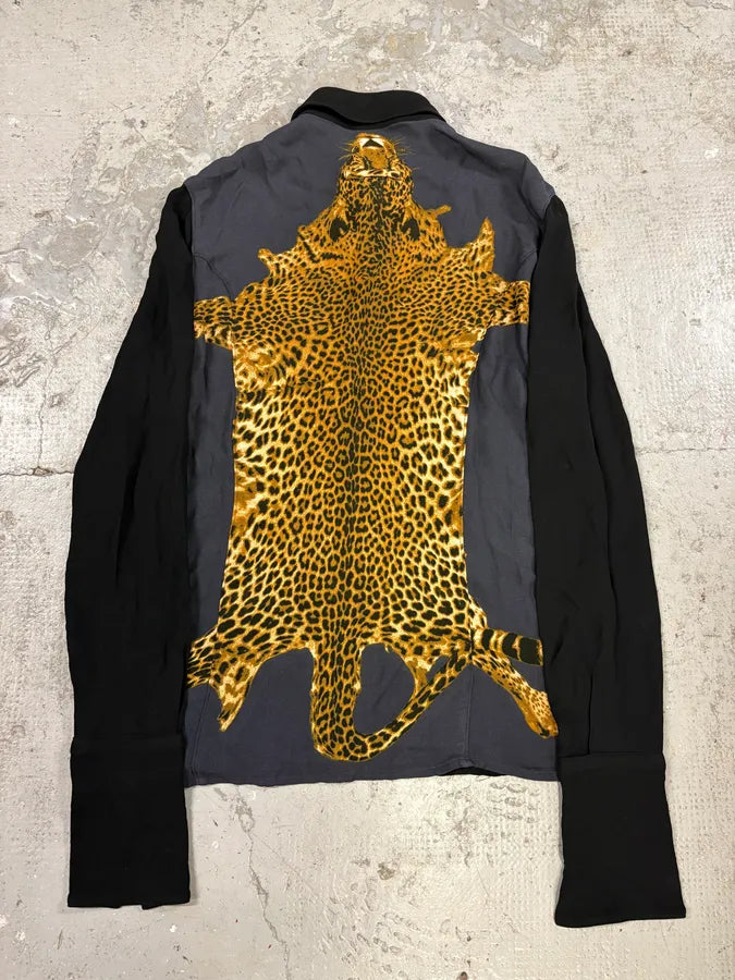 2000s Jean Paul Gaultier Leopard Blouse Jacket (M) zFQkwwb 0