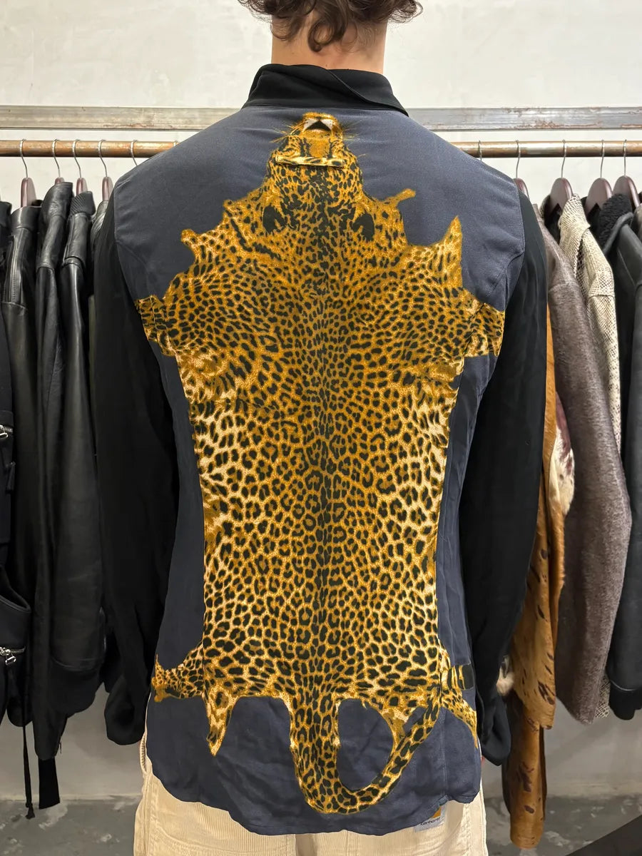 2000s Jean Paul Gaultier Leopard Blouse Jacket (M) zFQkwwb 2