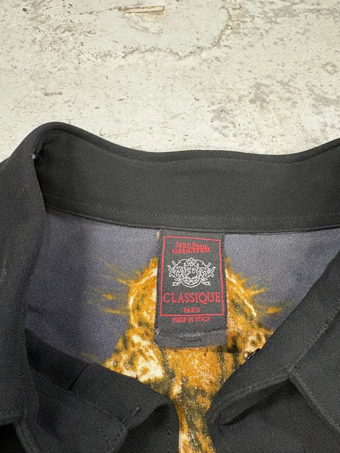 2000s Jean Paul Gaultier Leopard Blouse Jacket (M) zFQkwwb 7