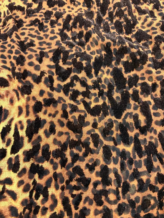 2000s Jean Paul Gaultier Leopard Savage Mesh Top Longsleeves (S) ImnkYBm 5