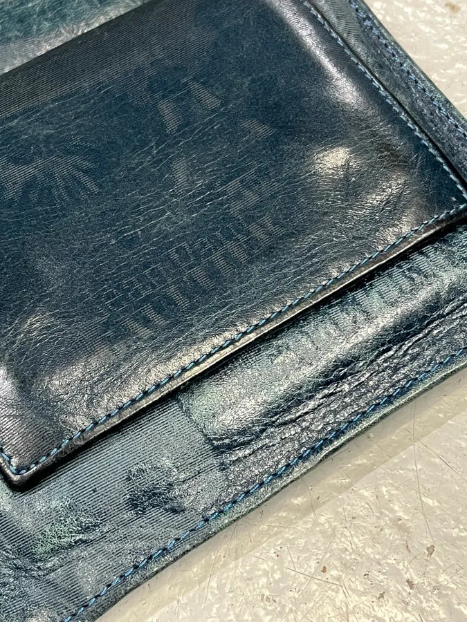 2000s Jean Paul Gaultier Marlene Dietrich Face Navy Leather Shoulder Bag vpFGLWH 3