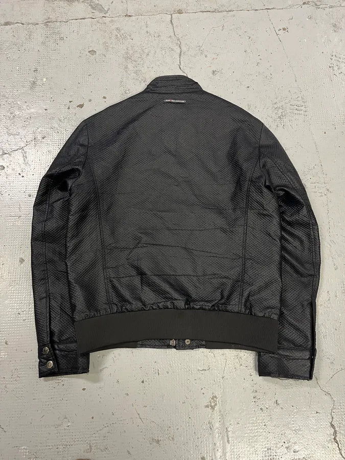 2000s Jean Paul Gaultier Mesh Black Bomber Jacket HRLSMea 8