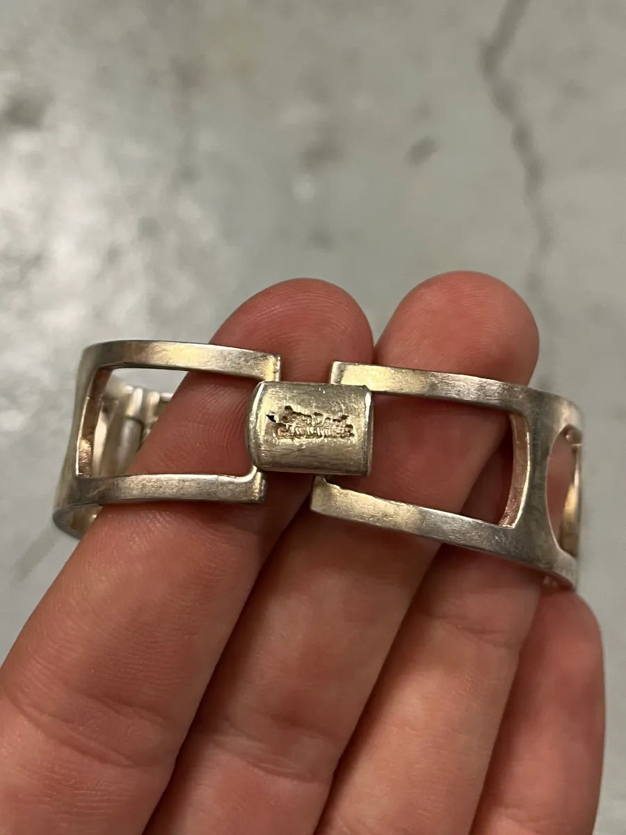 2000s Jean Paul Gaultier Metallic Pink Embellished Bracelet HmaoMCi 7