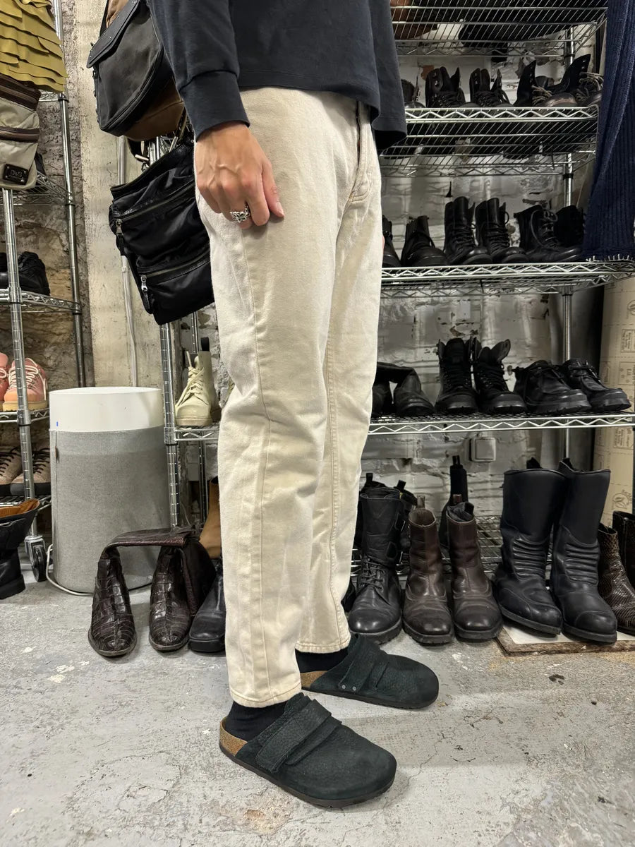 2000s Jean Paul Gaultier Minimalist Beige Pants AMKKaQt 3