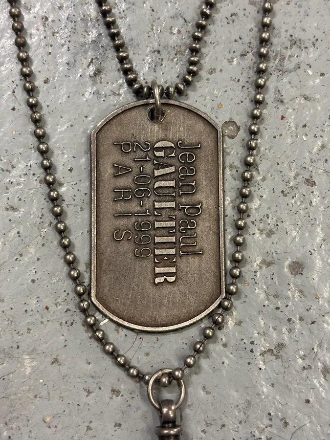 2000s Jean Paul Gaultier Multi Chains Dog Tag Necklace DSyHvqH 3