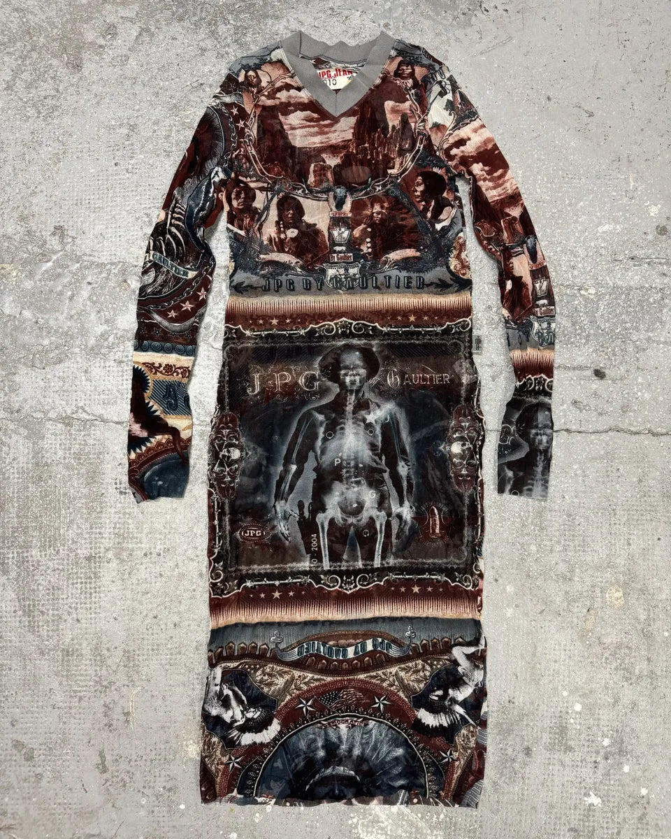2000s Jean Paul Gaultier Native American Indian Dress gnUSIIG 0