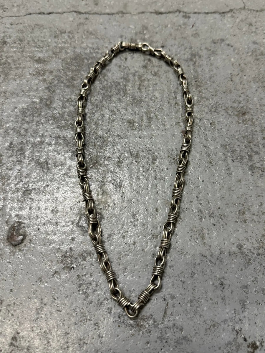 2000s Jean Paul Gaultier Naval Silver 925 Chain Necklace joVVkoa 0