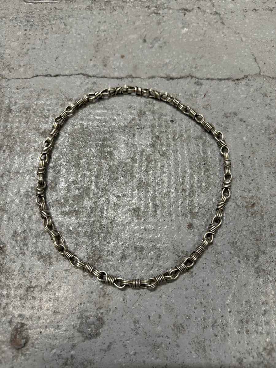 2000s Jean Paul Gaultier Naval Silver 925 Chain Necklace joVVkoa 3