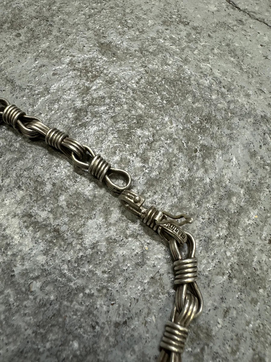 2000s Jean Paul Gaultier Naval Silver 925 Chain Necklace joVVkoa 8