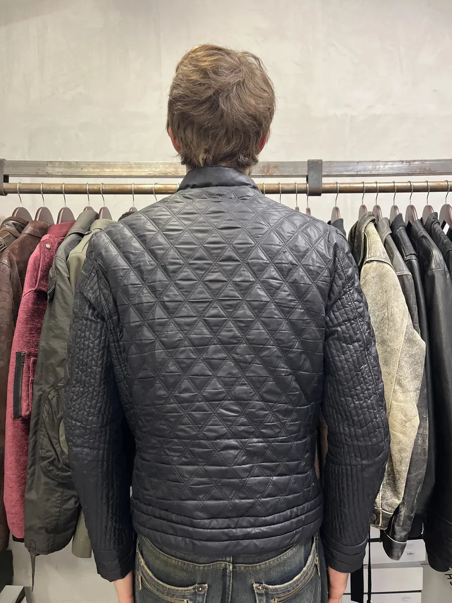 2000s Jean Paul Gaultier Navy Biker Puffer Jacket yrCZorg 2