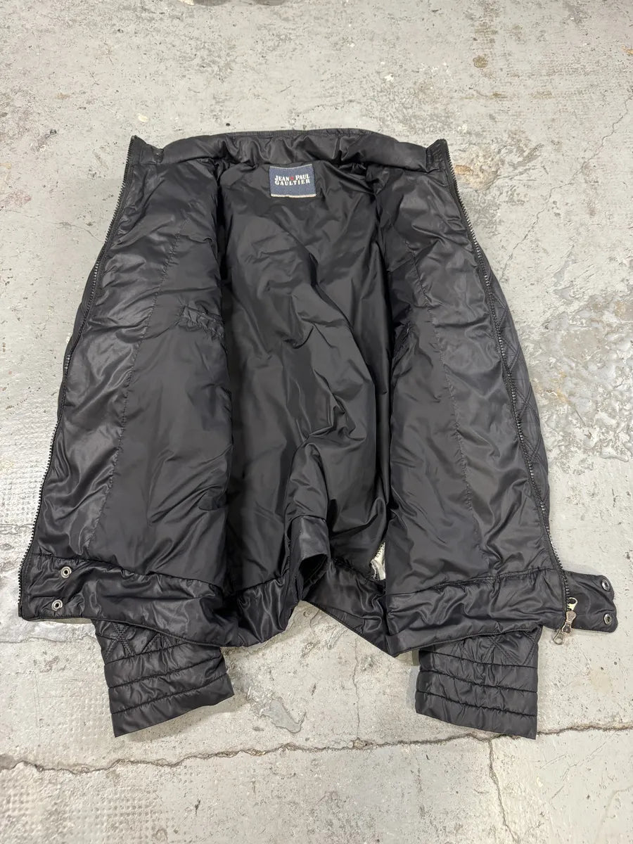 2000s Jean Paul Gaultier Navy Biker Puffer Jacket yrCZorg 6