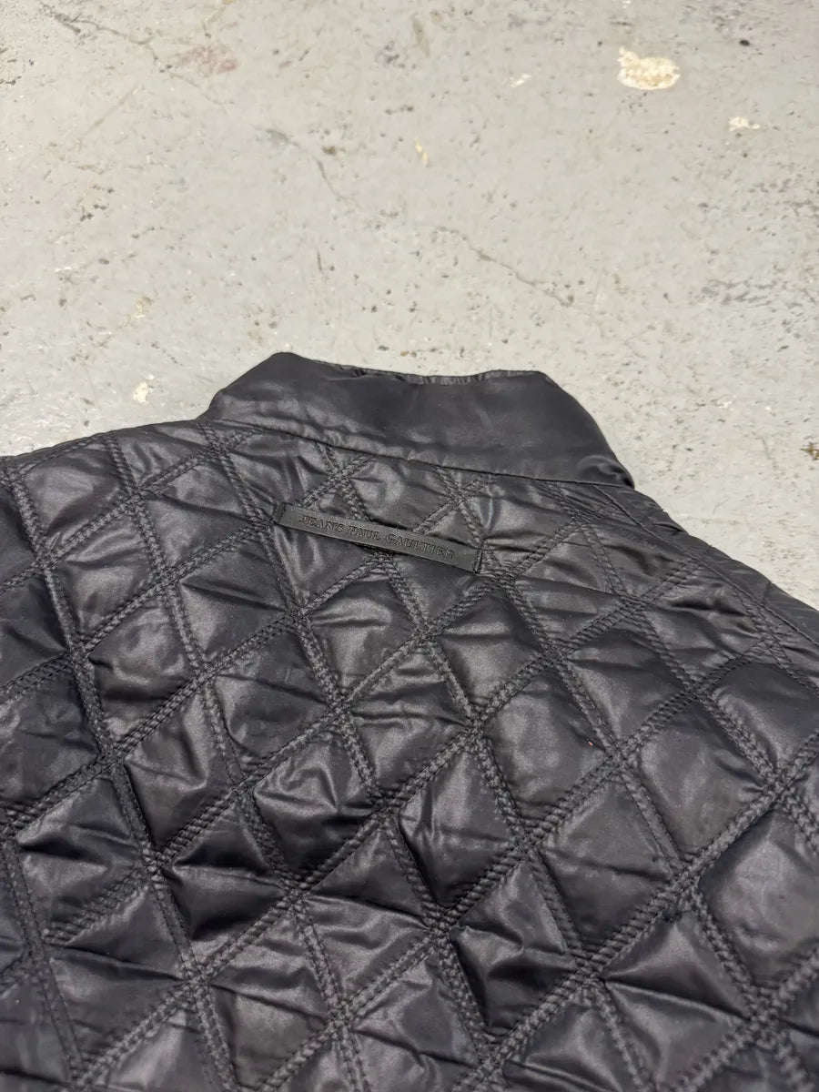 2000s Jean Paul Gaultier Navy Biker Puffer Jacket yrCZorg 8