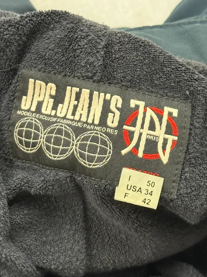 2000s Jean Paul Gaultier Navy Full Zip Nylon Pants EQpLvQC 12