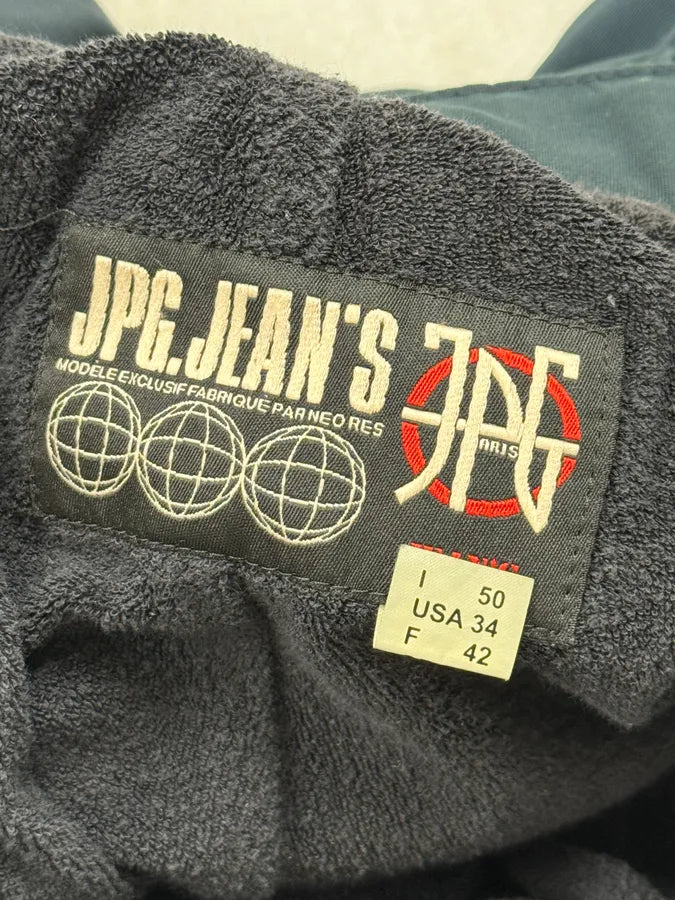 2000s Jean Paul Gaultier Navy Full Zip Nylon Pants EQpLvQC 12