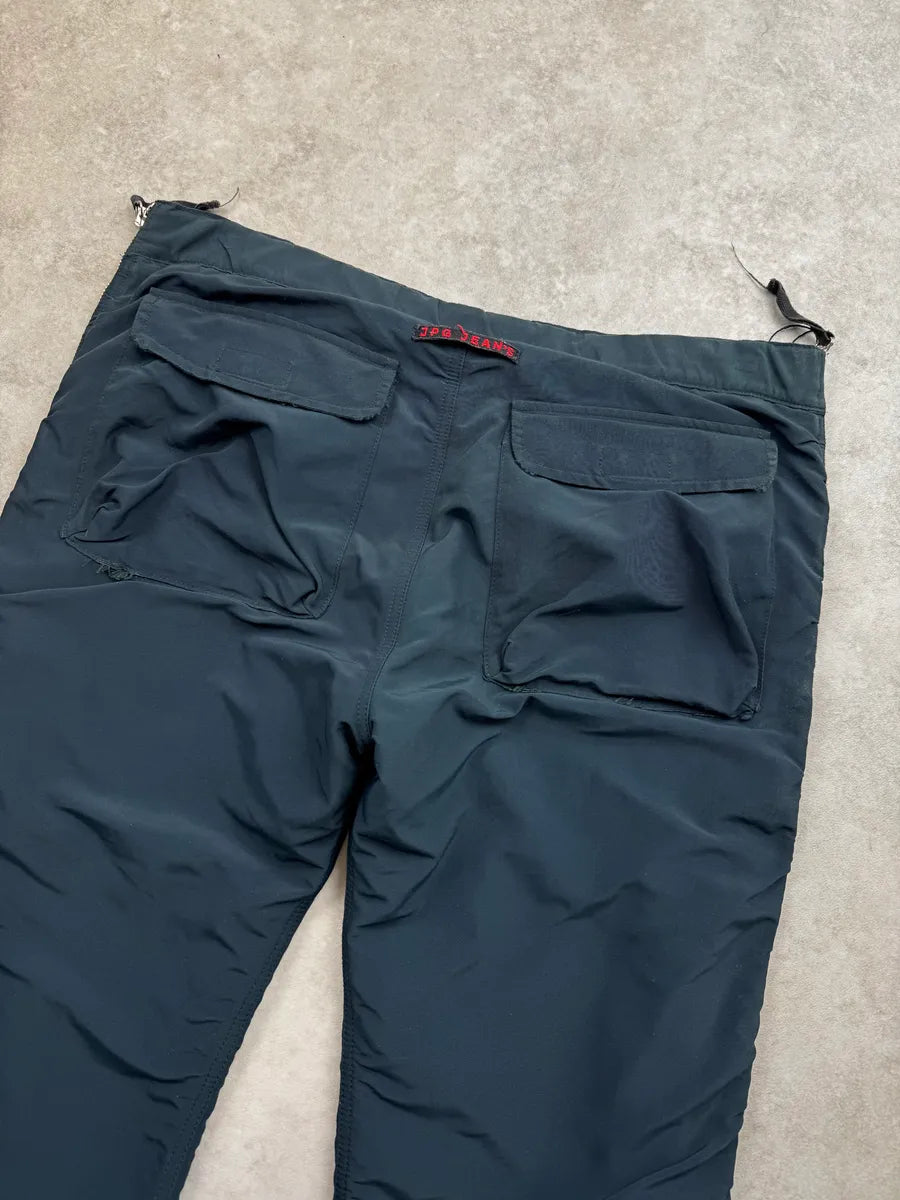 2000s Jean Paul Gaultier Navy Full Zip Nylon Pants EQpLvQC 7