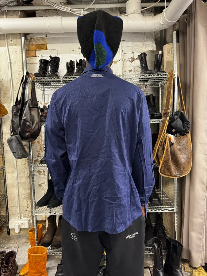 2000s Jean Paul Gaultier Navy Naval Shirt XgwcchO 4