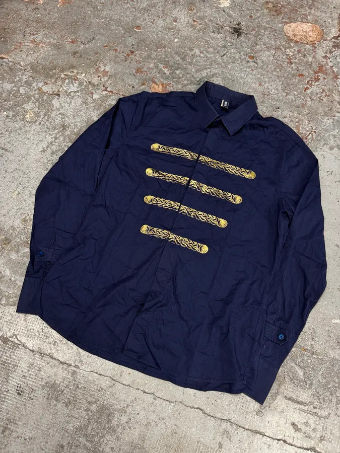 2000s Jean Paul Gaultier Navy Naval Shirt XgwcchO 2