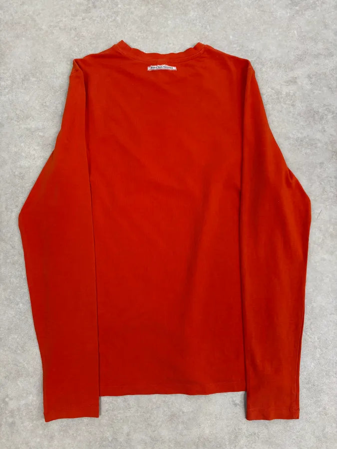 2000s Jean Paul Gaultier Orange Bandana Longsleeve RgWNsOg 5