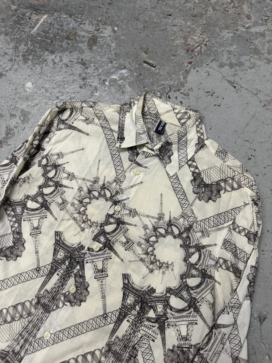 2000s Jean Paul Gaultier Paris Eiffel Tower Shirt yYuwuJG 4