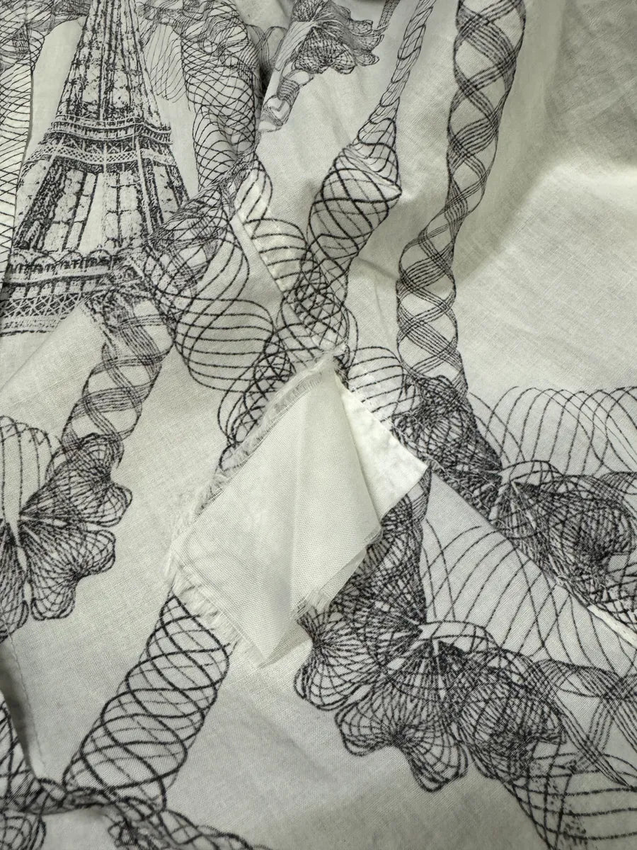 2000s Jean Paul Gaultier Paris Eiffel Tower Shirt yYuwuJG 6