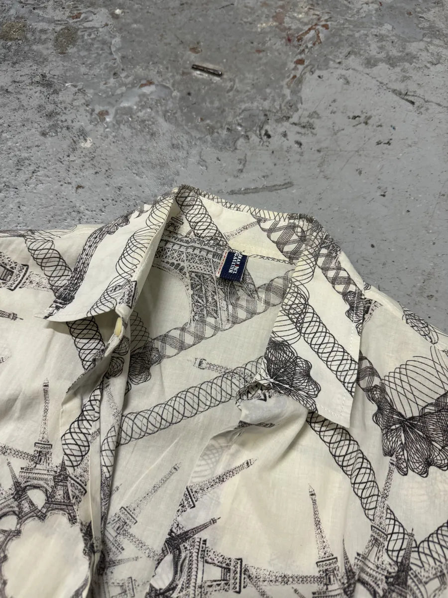 2000s Jean Paul Gaultier Paris Eiffel Tower Shirt yYuwuJG 8
