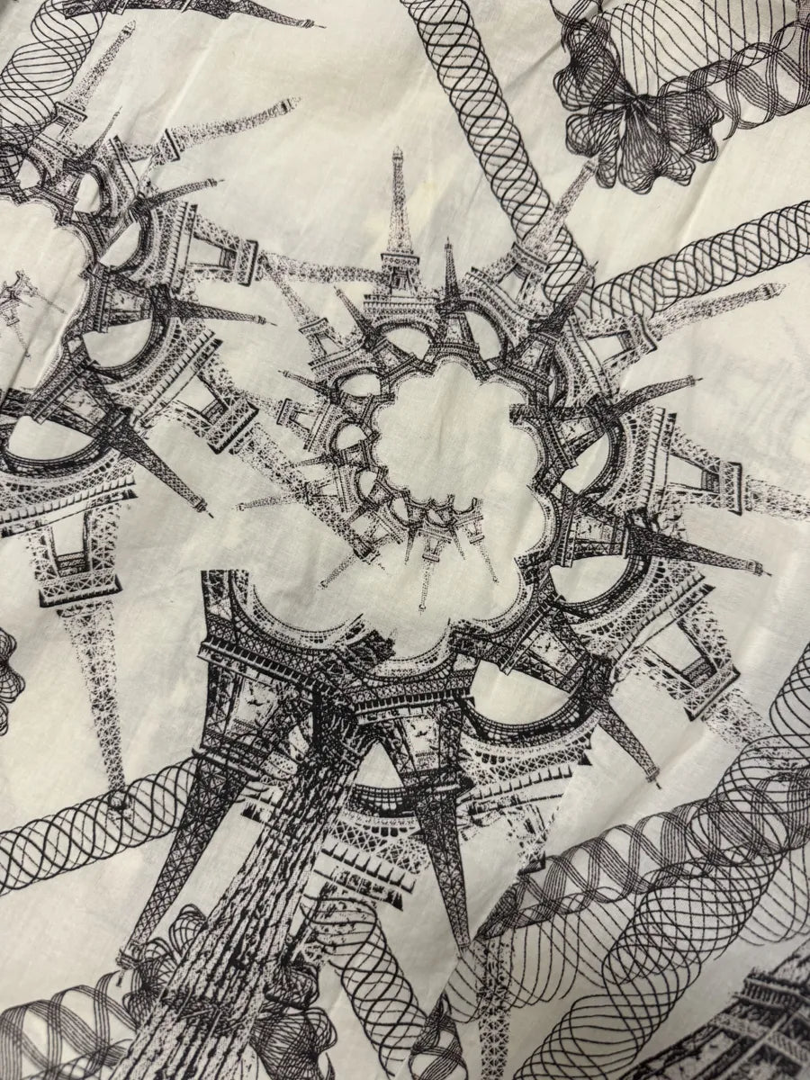 2000s Jean Paul Gaultier Paris Eiffel Tower Shirt yYuwuJG 9