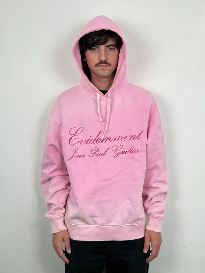 Jean Paul Gaultier Pink «Évidemment» Hoodie orVuaak 1