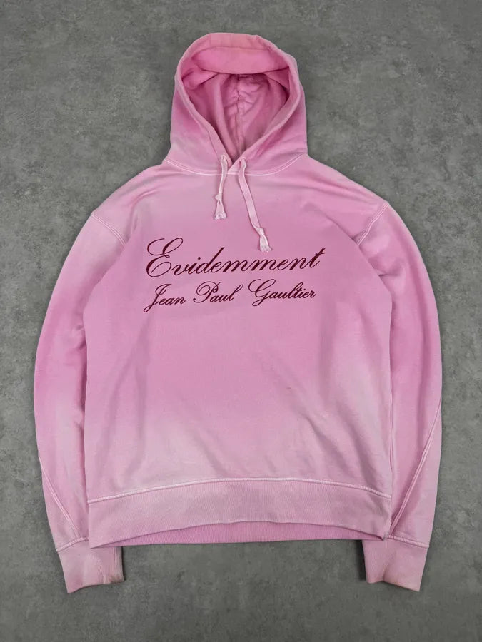 Jean Paul Gaultier Pink «Évidemment» Hoodie orVuaak 0