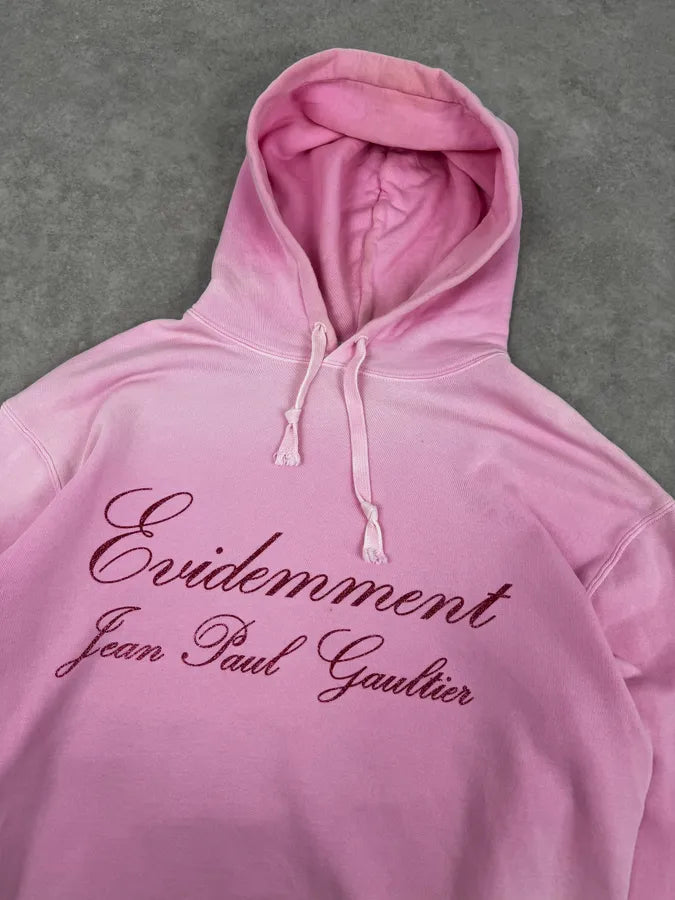 Jean Paul Gaultier Pink «Évidemment» Hoodie orVuaak 4