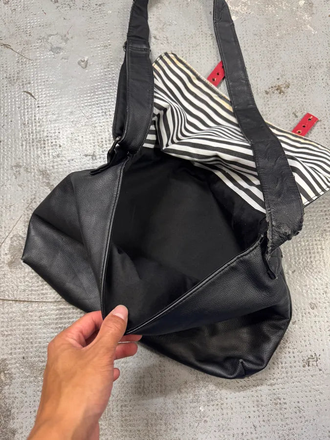 2000s Jean Paul Gaultier Pirate Black Shoulder Bag mieLVph 10