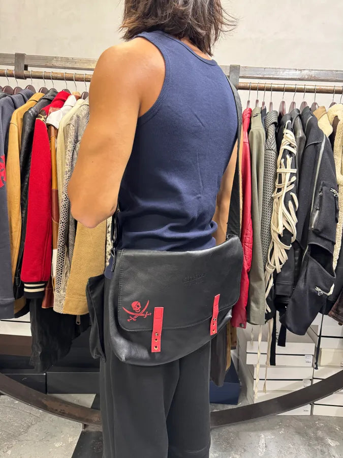 2000s Jean Paul Gaultier Pirate Black Shoulder Bag mieLVph 2