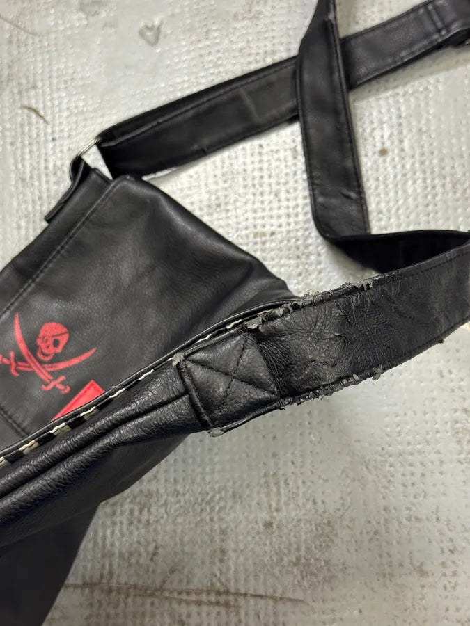 2000s Jean Paul Gaultier Pirate Black Shoulder Bag mieLVph 6