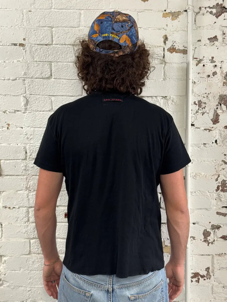 2000s Jean Paul Gaultier Punk Pictogram Black T-Shirt HBbITti 2