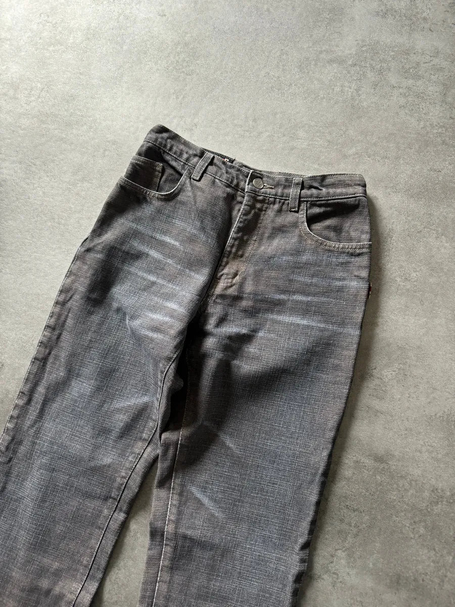 2000s Jean Paul Gaultier Raw Reversed Denim Pants MNXDxRb 2