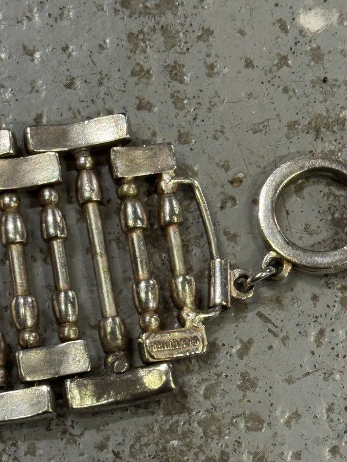 2000s Jean Paul Gaultier Roman Pillar Stainless Steel Bracelet tpJNQwT 5