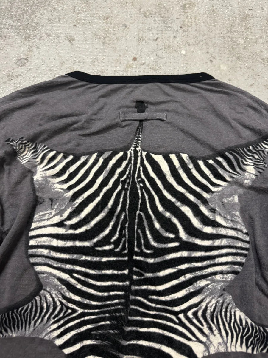 2000s Jean Paul Gaultier Safari Zebra Longsleeves Carpet rIdAbpI 2