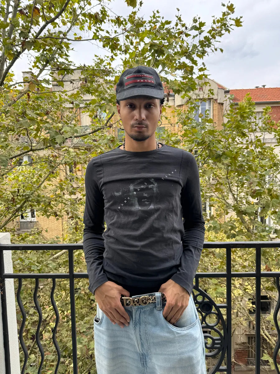 2000s Jean Paul Gaultier Shadow Dark Black Longsleeves fCbduQd 1