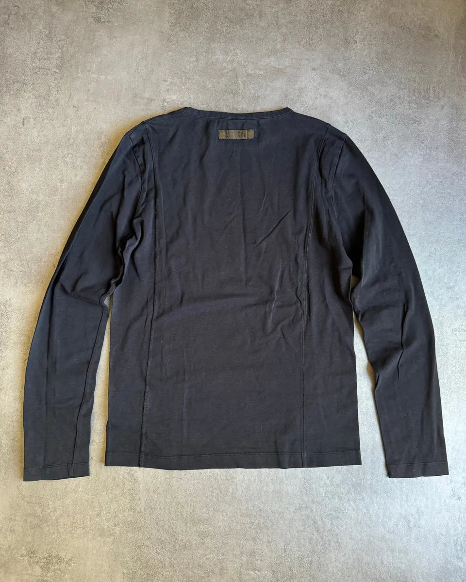 2000s Jean Paul Gaultier Shadow Dark Black Longsleeves fCbduQd 3