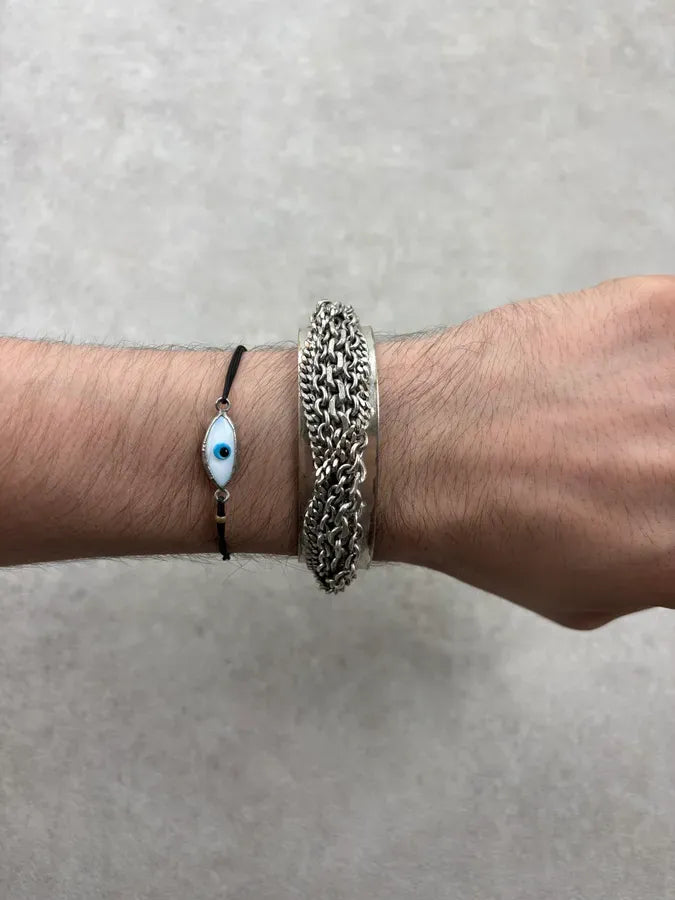 2000s Jean Paul Gaultier Silver Metal Multi Chains Bracelet NSJQhYm 2