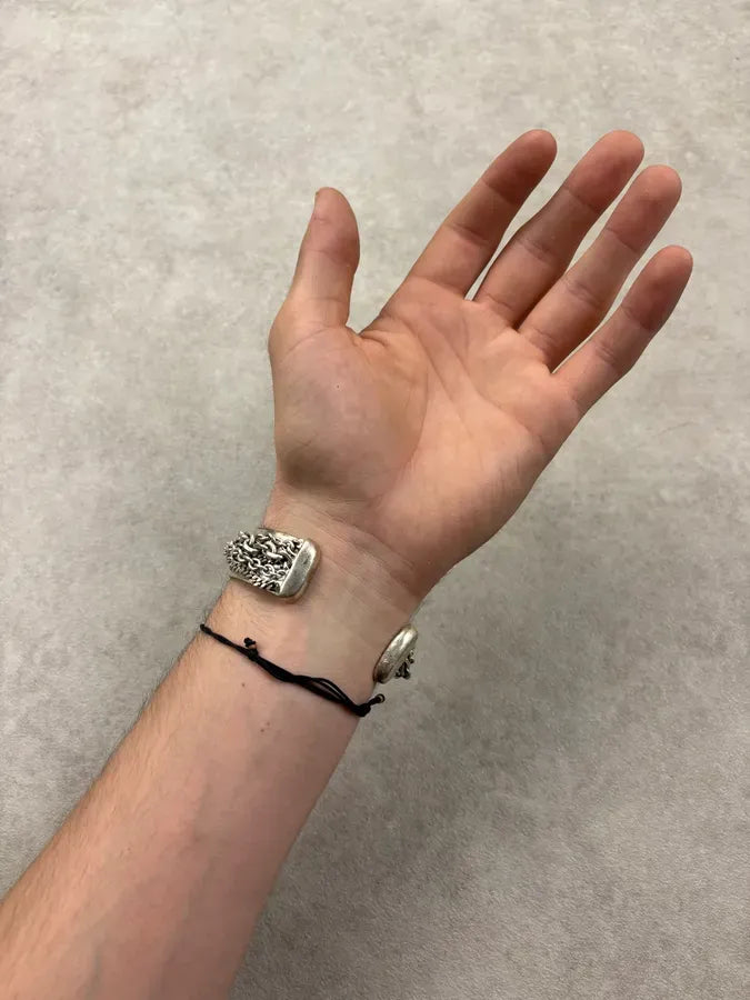 2000s Jean Paul Gaultier Silver Metal Multi Chains Bracelet NSJQhYm 3