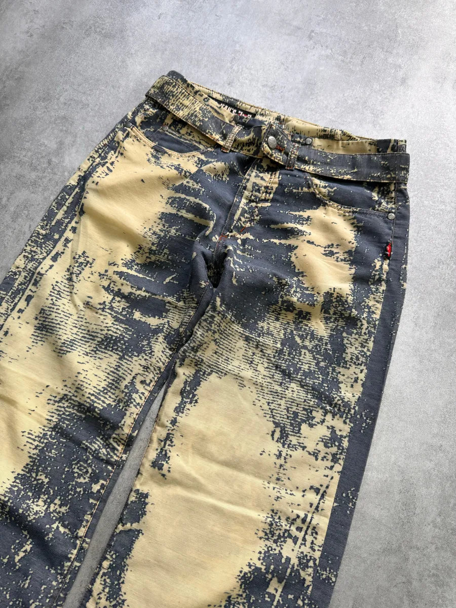 2000s Jean Paul Gaultier Sun Faded Print Pants UqZqfAk 1