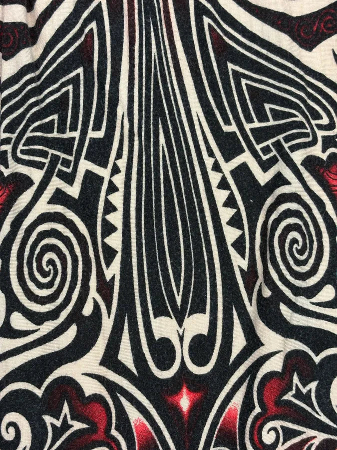 SS1996 Jean Paul Gaultier Tribal Maori Tattoo Dress Jguxspa 9