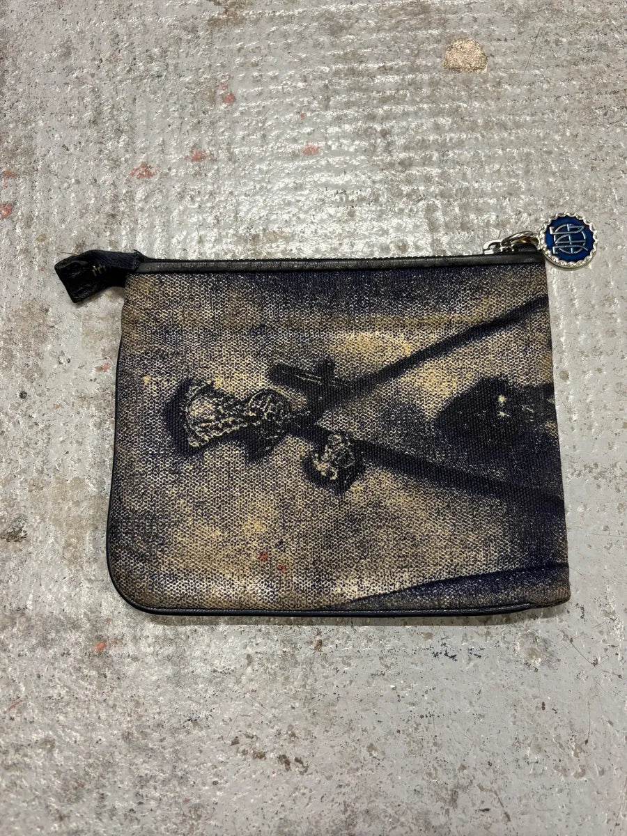 2000s Jean Paul Gaultier Trompe L’Oeil Cross Wallet (OS) YqFjaHM 0