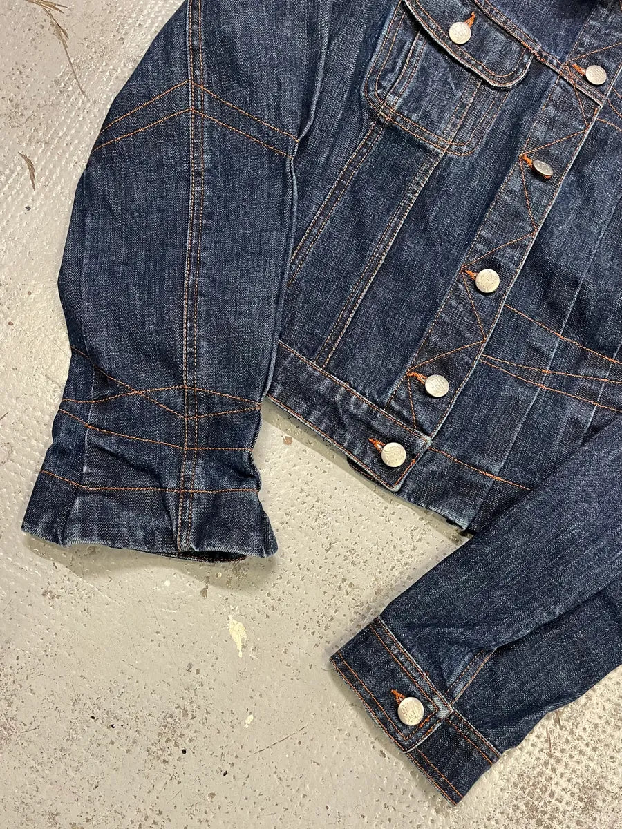 2000s Jean Paul Gaultier Type 1 Asymmetrical Denim Jacket ScERChT 5