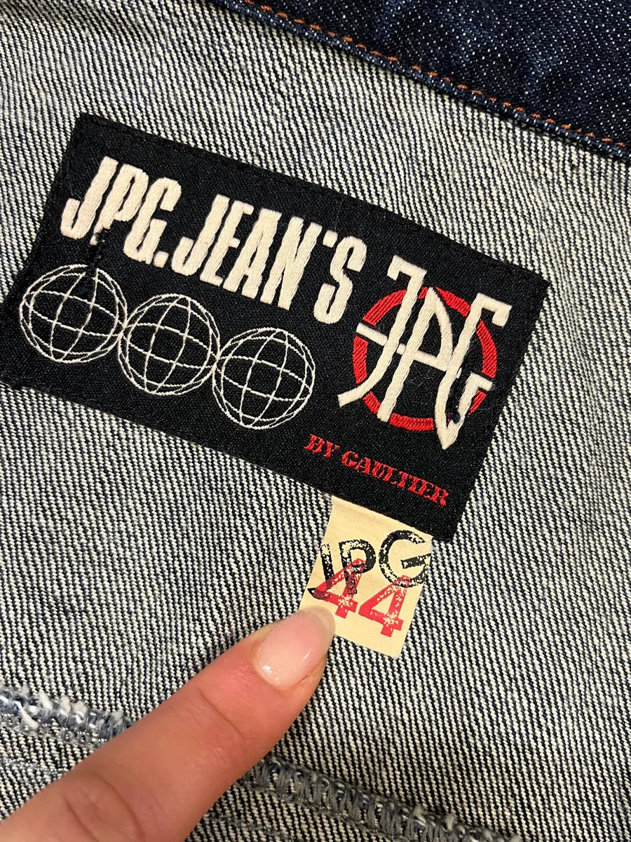 2000s Jean Paul Gaultier Type 1 Asymmetrical Denim Jacket ScERChT 9