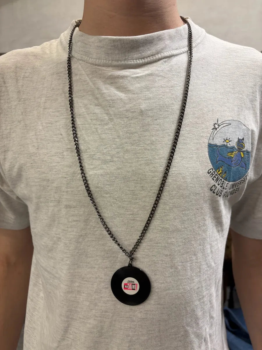 2000s Jean Paul Gaultier Vinyl Pendant Necklace oXivntF 2