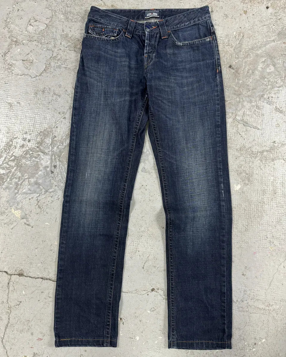 2000s Jean Paul Gaultier Washed Denim Jeans WMhdlHb 3