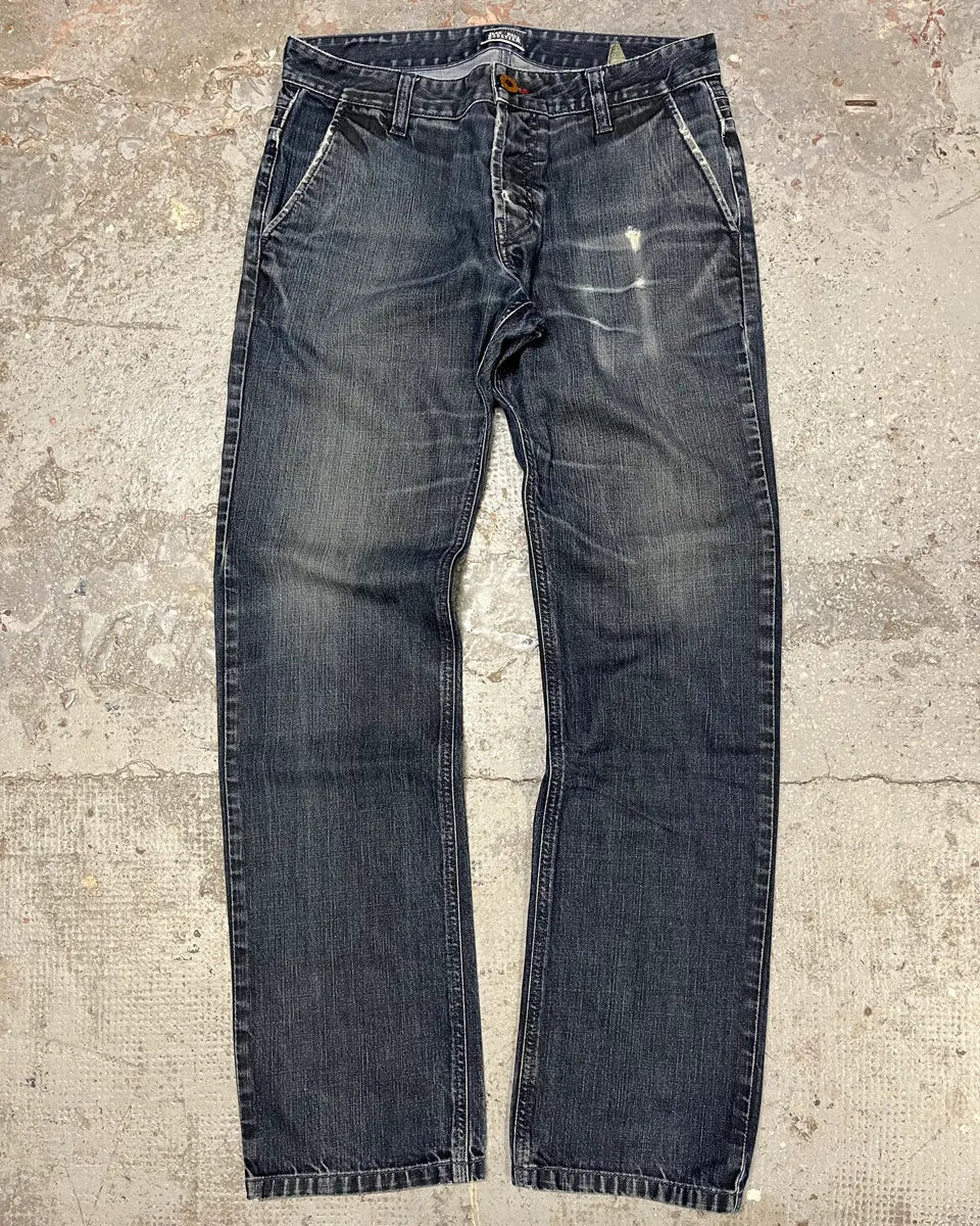 2000s Jean Paul Gaultier Washed Denim Jeans ZjhNQbF 0